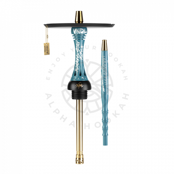 Кальян Alpha Hookah X VNDL Azure Синий (42 см) в Екатеринбурге