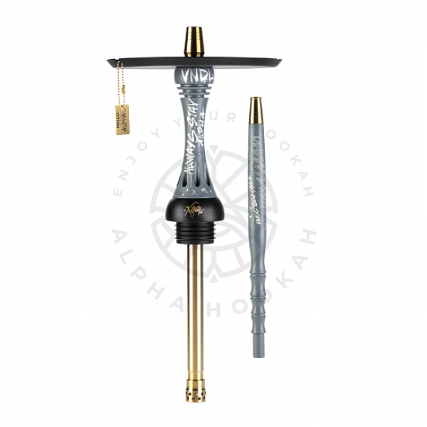 Кальян Alpha Hookah X VNDL Nardo Grey Серый (42 см) в Екатеринбурге