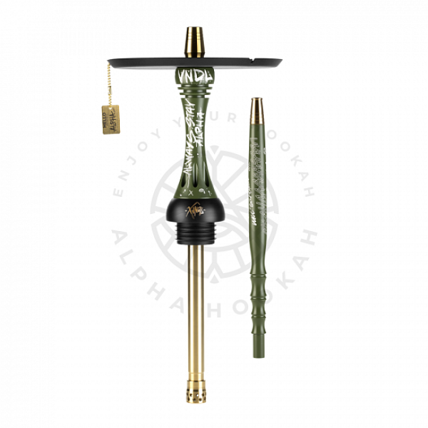 Кальян Alpha Hookah X VNDL Olive Зелёный (42 см) в Екатеринбурге