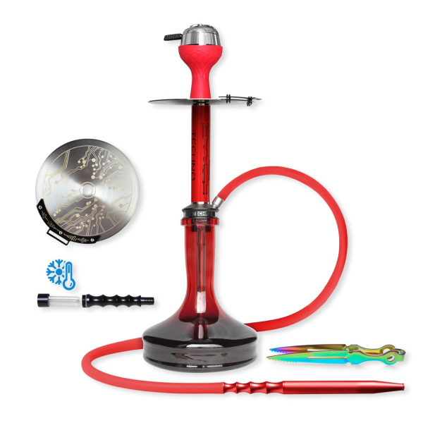 Кальян Seven star TE1 TECHNO Red 60см в Екатеринбурге