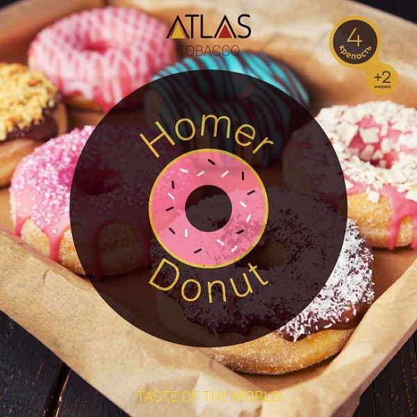 Табак Atlas Homer Donut 100гр в Екатеринбурге