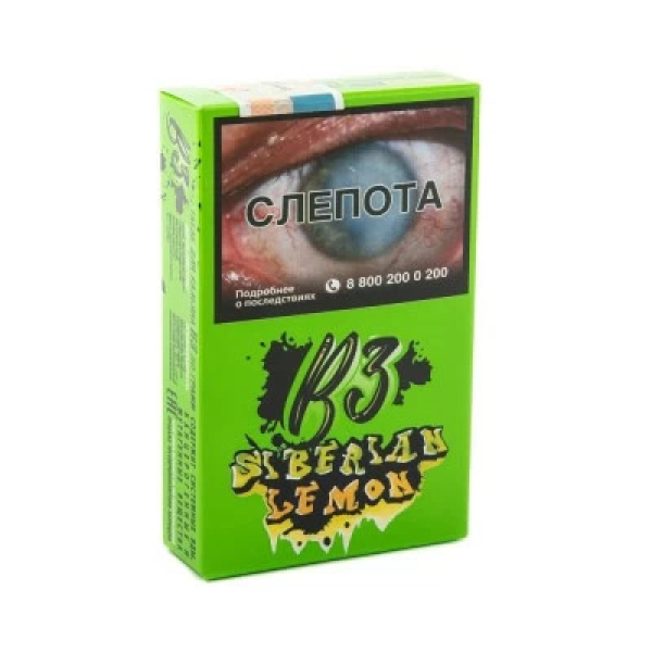 Табак B3 Siberian Lemon (Сибирский Лимон) 50 гр в Екатеринбурге