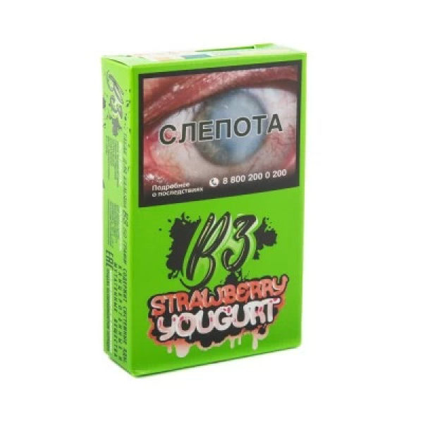 Табак B3 Strawberry Youghurt (Клубничный Йогурт) 50 гр в Екатеринбурге