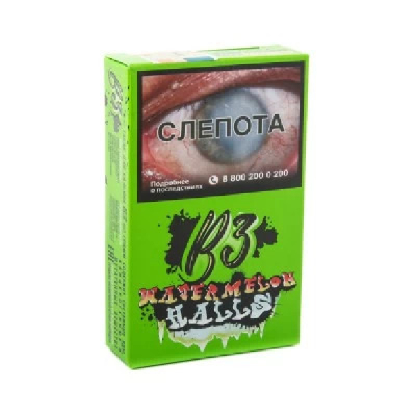 Табак B3 Watermelon Halls (Ледяной Арбуз и Дыня) 50 гр в Екатеринбурге