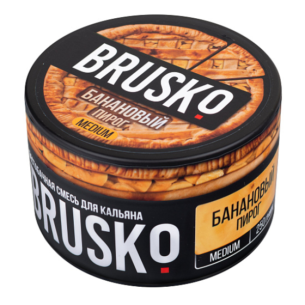 Смесь BRUSKO БАНАНОВЫЙ ПИРОГ (MEDIUM) 250 гр в Екатеринбурге
