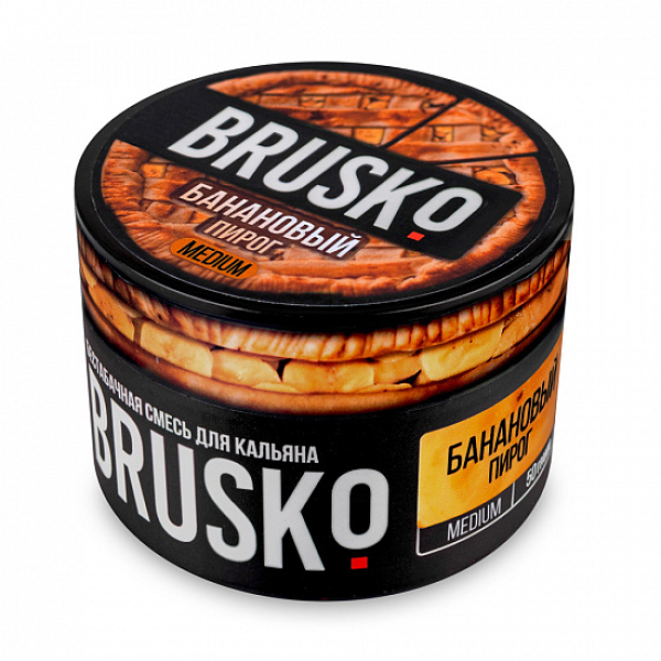 Смесь Brusko Medium Банановый пирог 50 грамм в Екатеринбурге
