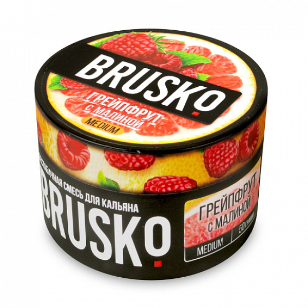 Смесь Brusko Medium Грейпфрут с малиной 50 грамм в Екатеринбурге