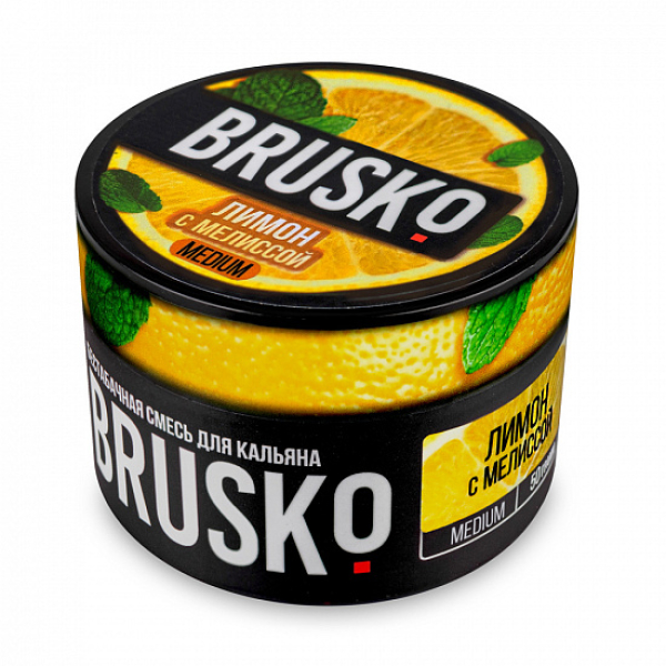 Смесь Brusko Medium Лимон мелисса 50 грамм в Екатеринбурге