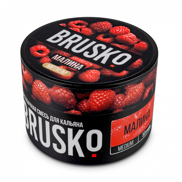Смесь Brusko Medium Малина 50 грамм в Екатеринбурге