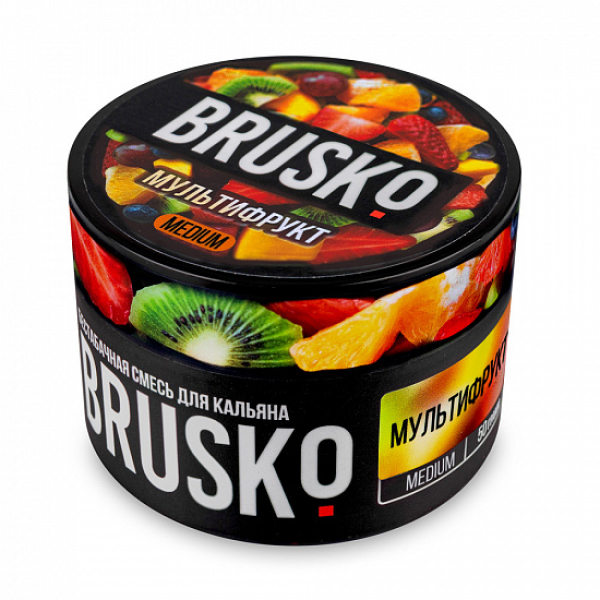 Смесь Brusko Medium Мультифрукт 50 грамм в Екатеринбурге