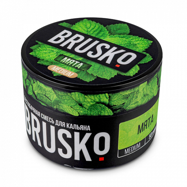 Смесь Brusko Medium Мята 50 грамм в Екатеринбурге