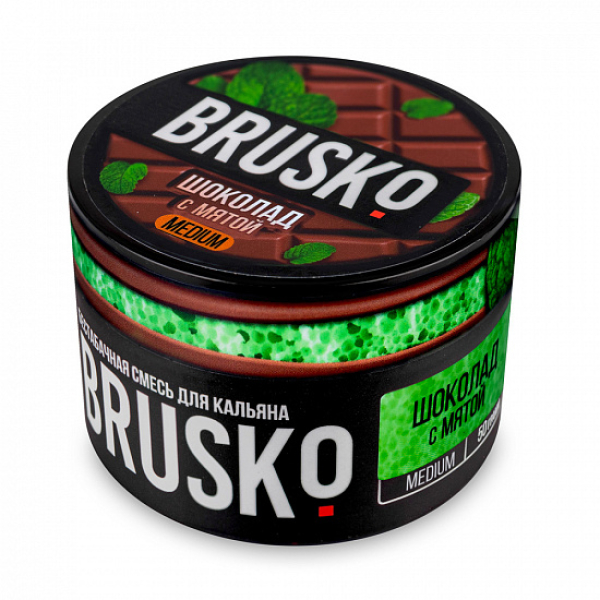 Смесь Brusko Medium Шоколад с мятой 50 грамм в Екатеринбурге
