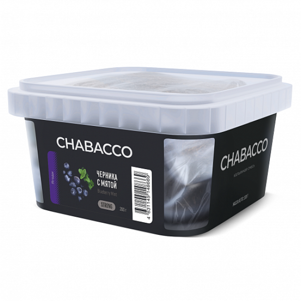 Смесь Chabacco Strong Blueberry mint (Черника с мятой) 200 гр в Екатеринбурге