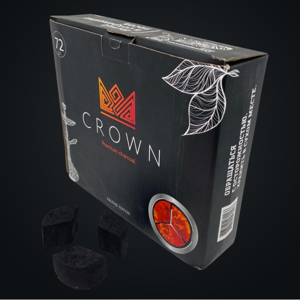 Уголь Crown KALOUD edition для кальяна (72 шт.) в Екатеринбурге