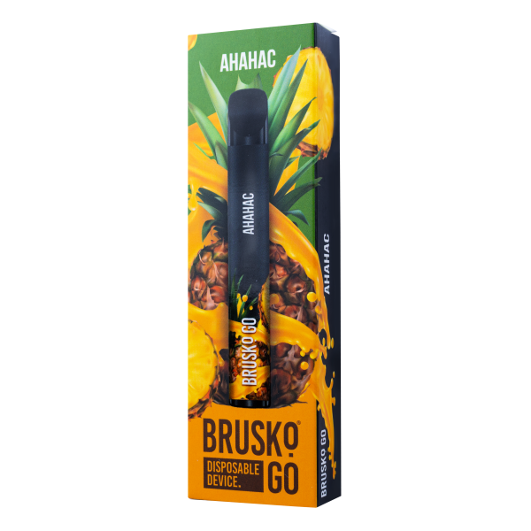 Одноразовая электронная сигарета Brusko Go Ананас 800 затяжек в Екатеринбурге