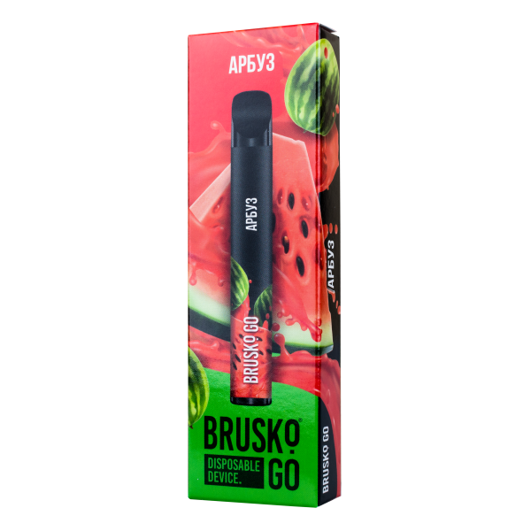 Одноразовая электронная сигарета Brusko Go Арбуз 800 затяжек в Екатеринбурге