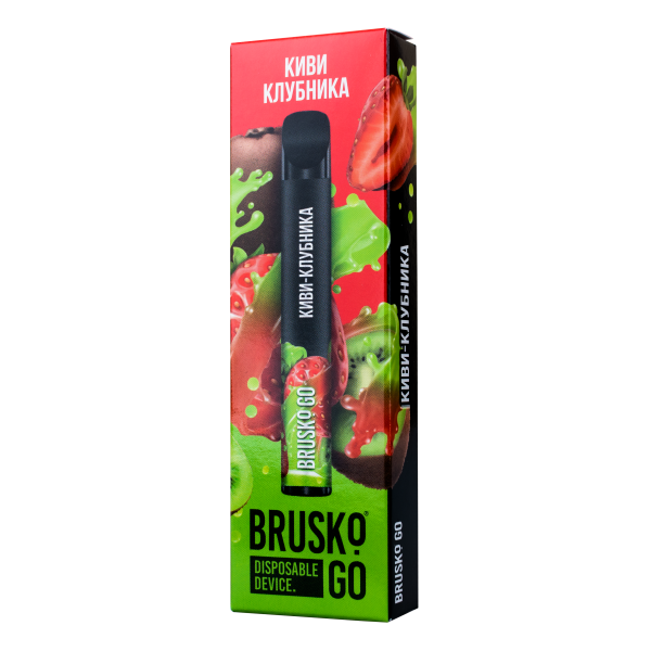 Одноразовая электронная сигарета Brusko Go Киви Клубника 800 затяжек в Екатеринбурге