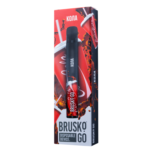Одноразовая электронная сигарета Brusko Go Кола 800 затяжек в Екатеринбурге