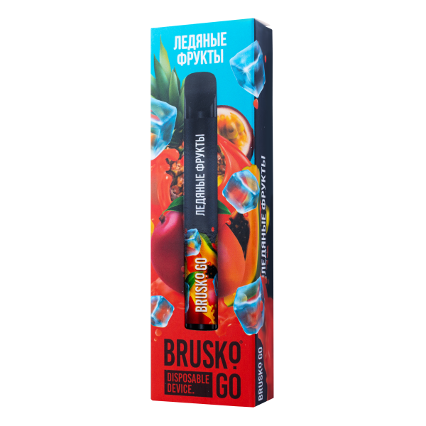 Одноразовая электронная сигарета Brusko Go Ледяные Фрукты 800 затяжек в Екатеринбурге