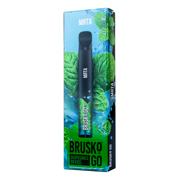 Одноразовая электронная сигарета Brusko Go Мята 800 затяжек в Екатеринбурге