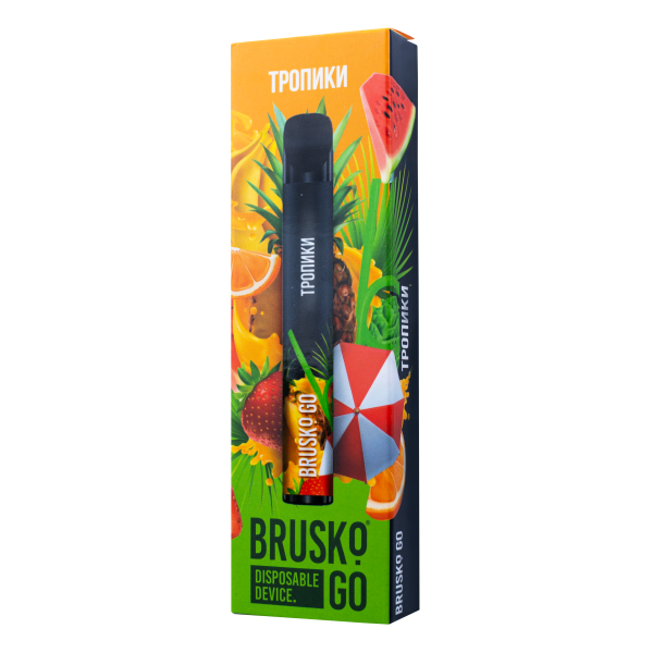 Одноразовая электронная сигарета Brusko Go Тропики 800 затяжек в Екатеринбурге