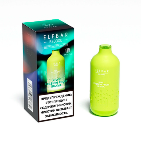 Elfbar BB3000 Киви маракуйя гуава, 3000 тяг в Екатеринбурге