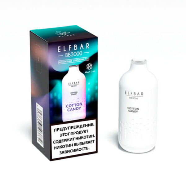 Elfbar BB3000 Сахарная вата, 3000 тяг в Екатеринбурге