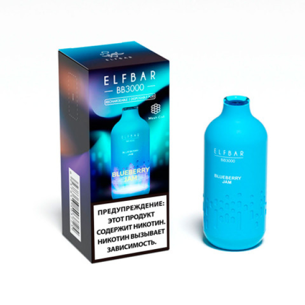 Elfbar BB3000 Черничный джем, 3000 тяг в Екатеринбурге