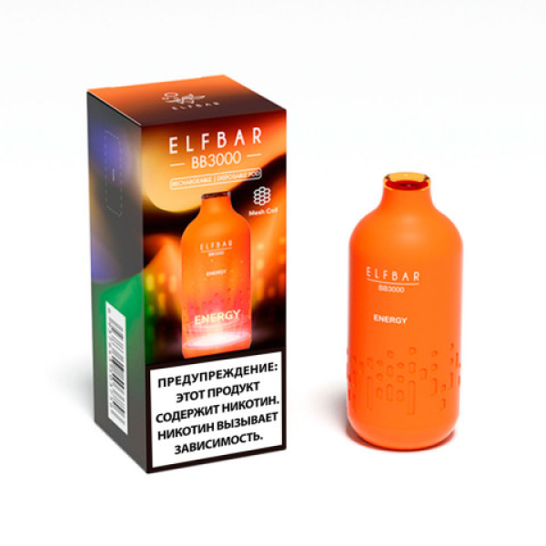 Elfbar BB3000 Энергетик, 3000 тяг в Екатеринбурге