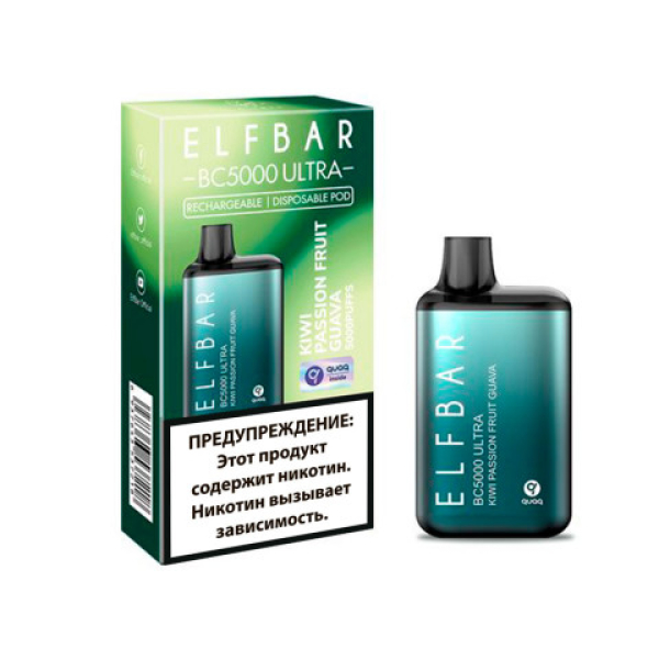 Elfbar BC5000 (Киви маракуйя гуава), 5000 тяг в Екатеринбурге