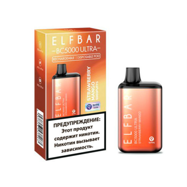 Elfbar BC5000 (Клубника манго), 5000 тяг в Екатеринбурге