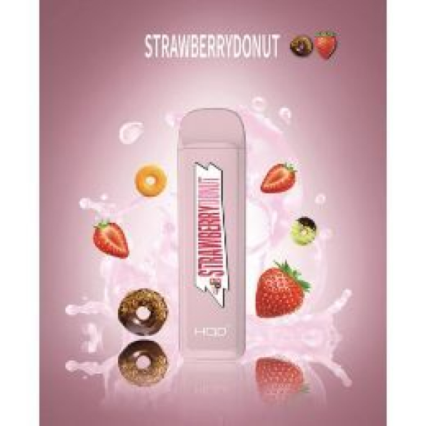 HQD MEGA Strawberry Donut (Клубничный Пончик), 1800 тяг в Екатеринбурге