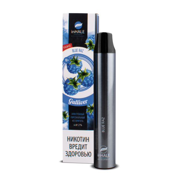 inHale Guliver Hard Blue Razz (Ежевика) 1500 затяжек в Екатеринбурге