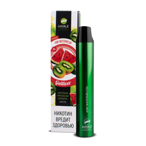 inHale Guliver Hard Kiwi Watermelon (Киви Арбуз) 1500 затяжек в Екатеринбурге