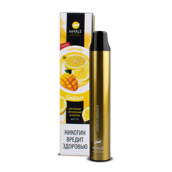 inHale Guliver Hard Lemon Mango (Лимон Манго) 1500 затяжек в Екатеринбурге