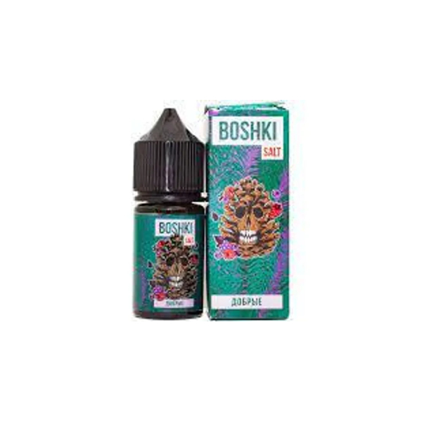 Жидкость BOSHKI Salt Добрые (Мороженное хвоя ягоды) (30 мл, 20 мг/мл) в Екатеринбурге