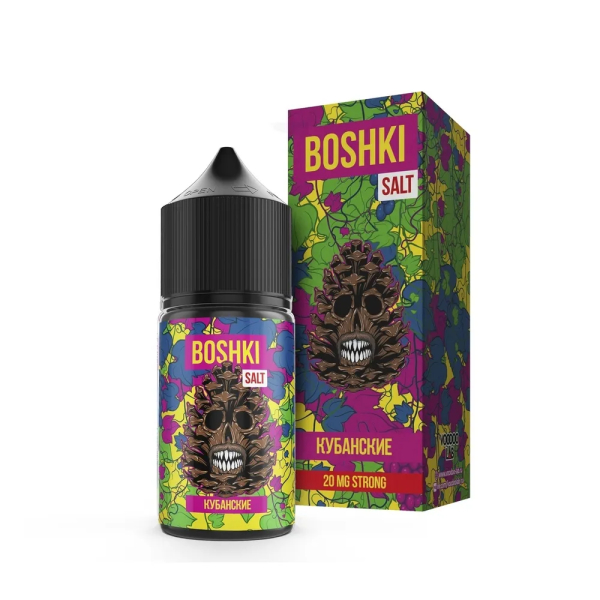 Жидкость BOSHKI Salt Кубанские (Виноград черника хвоя) (30 мл, 20 мг/мл) в Екатеринбурге