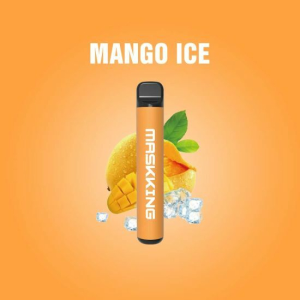 Одноразовая электронная сигарета Maskking High Pro Mango Ice (Манговый Лёд) 1000 затяжек в Екатеринбурге