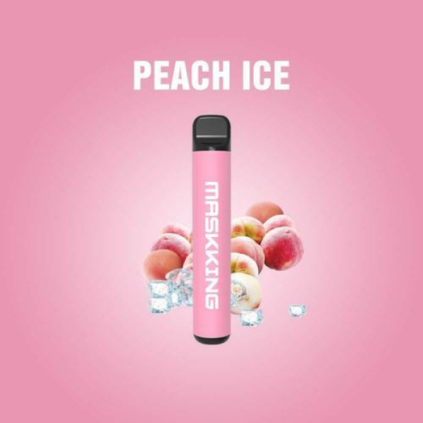 Одноразовая электронная сигарета Maskking High Pro Peach Ice (Персиковый Рай) 1000 затяжек в Екатеринбурге