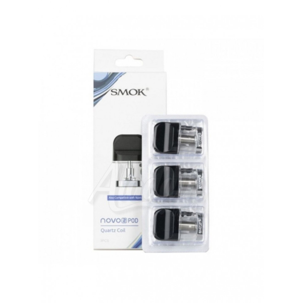 Упаковка картриджей NOVO 2 Quartz 1.4 ohm 2ml Coil Pod  by SMOK (в упаковке 3 шт) в Екатеринбурге