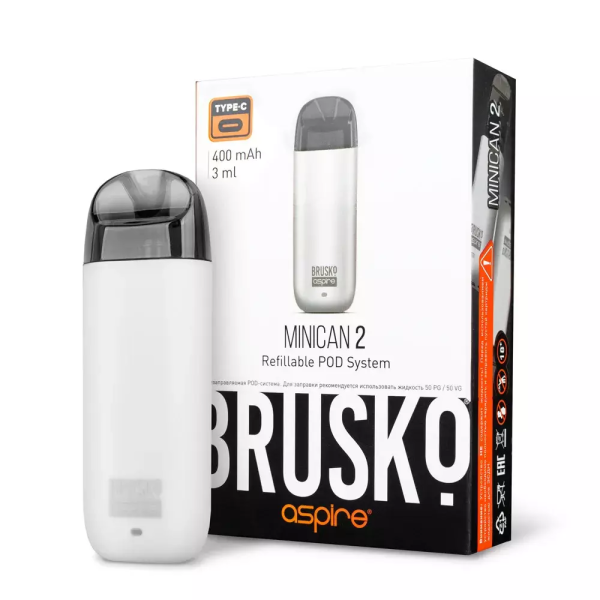 Brusko MINICAN 2 (400 мАч, Белый) в Екатеринбурге