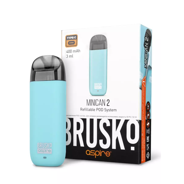 Brusko MINICAN 2 (400 мАч, Бирюзовый) в Екатеринбурге