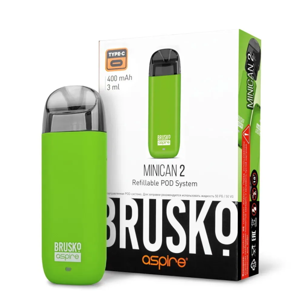 Brusko MINICAN 2 (400 мАч, Зеленый) в Екатеринбурге