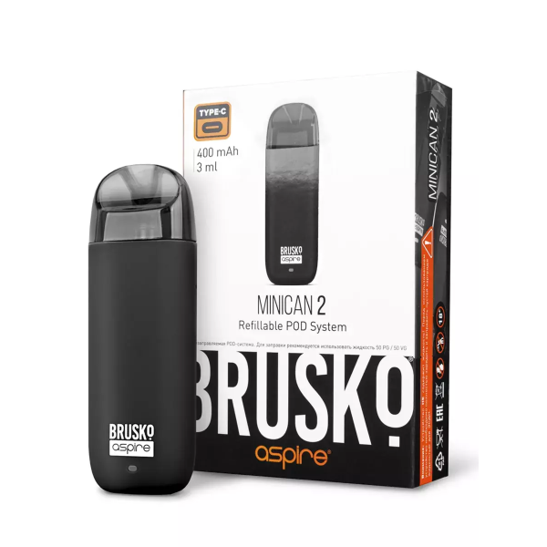 Brusko MINICAN 2 (400 мАч, Черный) в Екатеринбурге