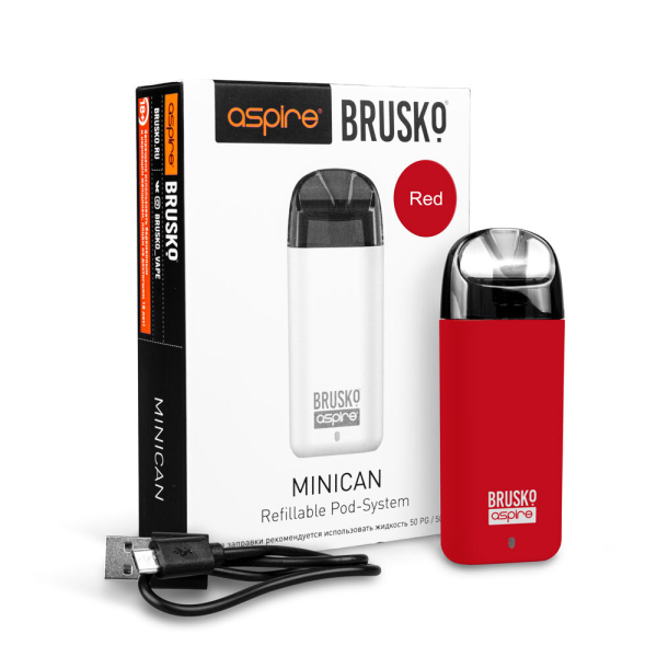 Brusko MINICAN plus (850 мАч, Красный) в Екатеринбурге