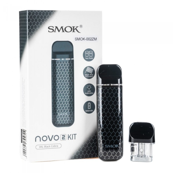 POD-система SMOK Novo 2 Pod 800 mAh Black Carbon в Екатеринбурге