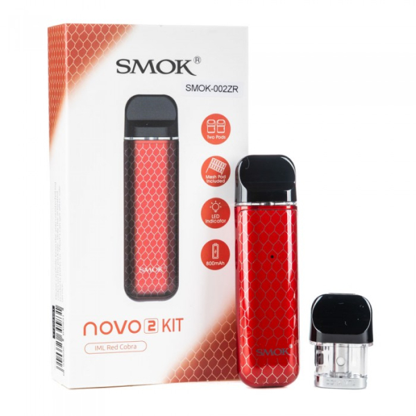 POD-система SMOK Novo 2 Pod 800 mAh Red Carbon в Екатеринбурге