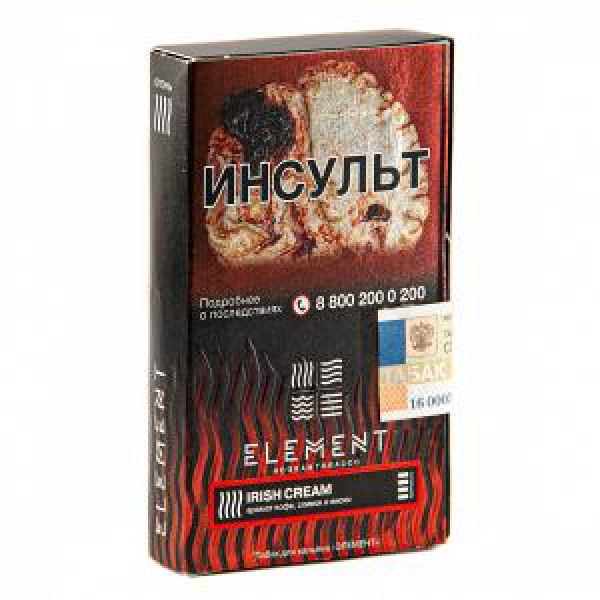 Табак ELEMENT ОГОНЬ IRISH CREAM (ИРЛАНДСКИЙ КРЕМ) 25 гр в Екатеринбурге
