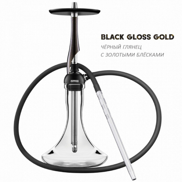 Кальян Koress K1T Black Gloss Gold в Екатеринбурге