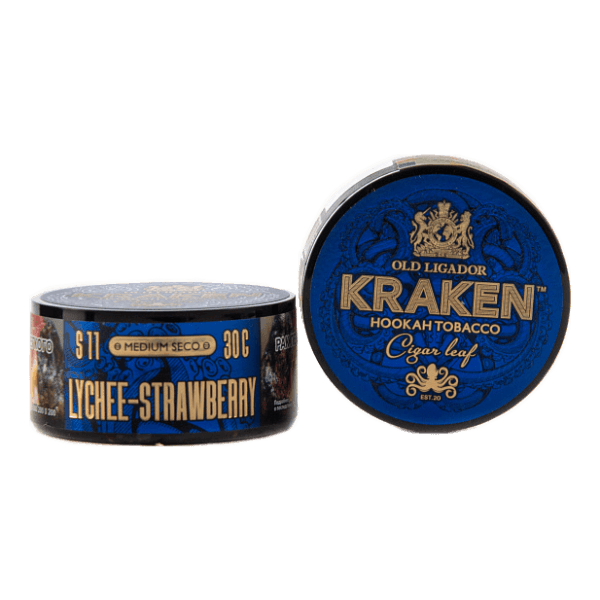 Табак Kraken Medium Seco Lychee strawberry (Личи и клубника) 30 гр в Екатеринбурге